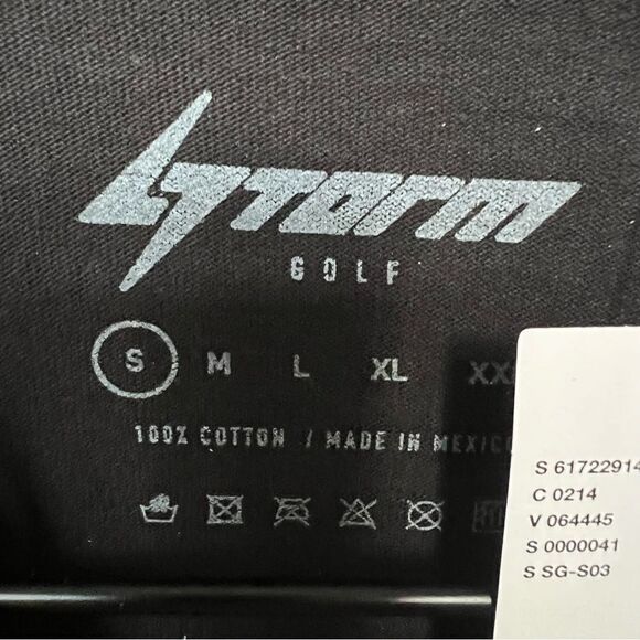 Urban Outfitters NWT Storm Golf Flockin T-Shirt Black Size Small - Picture 8 of 12